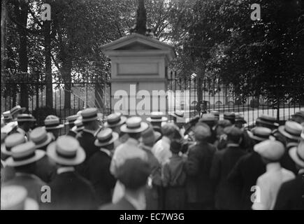 Das Frauenwahlrecht Unruhen. Frauen kämpfen um ihr Wahlrecht um 1910. Stockfoto