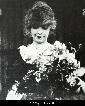 Lillian Gish, (1893-1993) Heldin von "The Birth of a Nation". Stockfoto