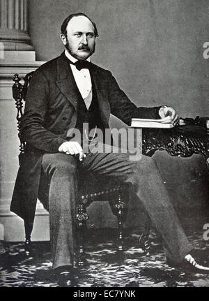 Prinz Albert (1819 – 1861); Der Ehemann von Königin Victoria; 1858 Stockfoto