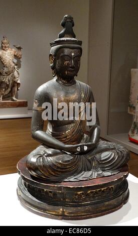 Statue des Buddha Amida Buddha. Datiert aus dem 16. Jahrhundert Stockfoto