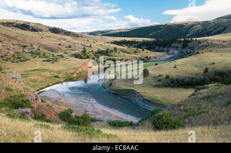 Landschaft entlang der Smith River, Montana, USA Stockfoto