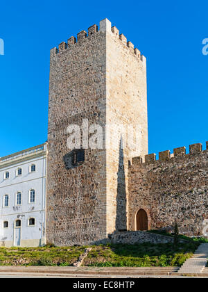 Mittelalterliche Burg von Alter Chão, im Distrikt Portalegre. Portugal Stockfoto