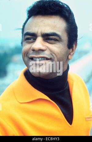 JOHNNY MATHIS U.S. Sänger über 1980 Stockfoto