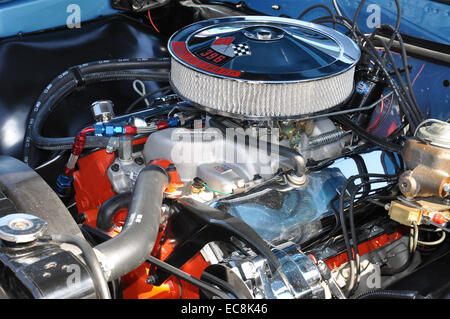 Ein Chevrolet 396cid Motor. Stockfoto