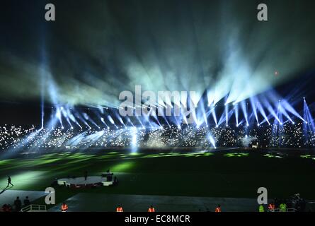 Rabat, Marokko. 11. Dezember 2014. FIFA Club World Cup Marokko 2014 Öffnung Zeremonie Moulay Abdellah-Stadion in Rabat. © Marcio Machado/ZUMA Draht/Alamy Live-Nachrichten Stockfoto