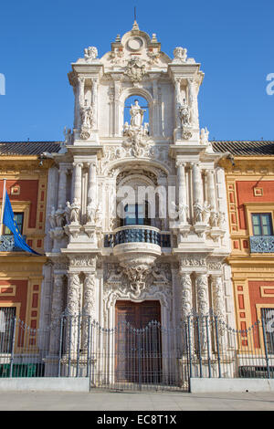 Sevilla - der Palast von San Telmo (Palacio San Telmo) Stockfoto