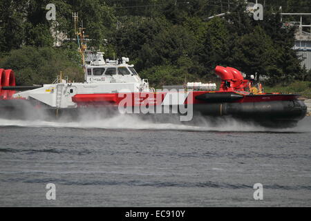 Canadian Coast Guard Hovercraft Stockfoto