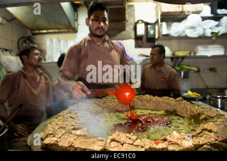 PAV Bhaji ist einer der beliebtesten Suppen Mumbais. Stockfoto