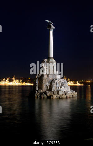 Denkmal den versunkenen Schiffen, das Symbol von Sewastopol Baujahr 1905, Krim, Russisch Stockfoto