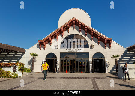 Empfangsgebäude, Hearst Castle, San Simeon, Kalifornien, USA Stockfoto