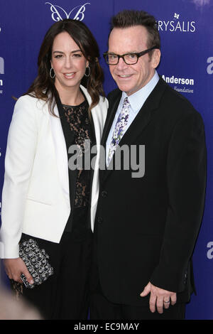 13. jährliche Chrysalis Butterfly Ball anlässlich einer privaten Residenz mit: Tom Arnold, Ashley Groussman Where: Los Angeles, California, Vereinigte Staaten von Amerika bei: 8. Juni 2014 Stockfoto