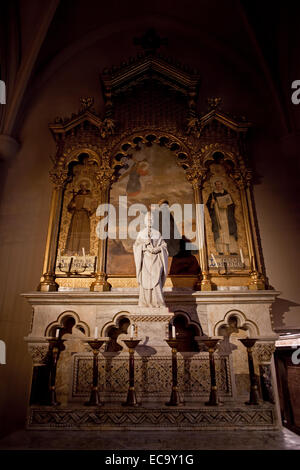 Kapelle in der Basilika des Klosters Montserrat in Katalonien, Spanien. Stockfoto