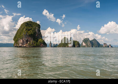 Phang Nga Bay islands Stockfoto