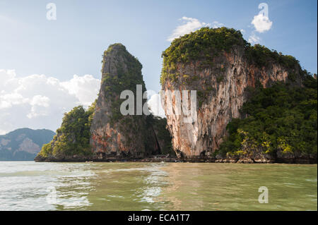 Kalksteininsel - Phang Nga Bay Stockfoto