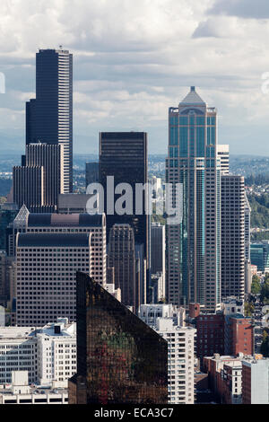 Wolkenkratzer, Downtown Seattle, Seattle, Washington, United States Stockfoto