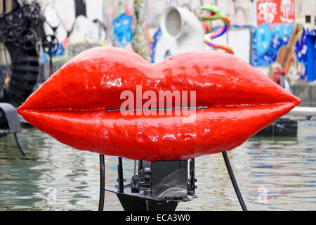 Strawinsky-Brunnen, Igor Strawinsky-Quadrat, Centre Georges Pompidou, Paris, Frankreich Stockfoto