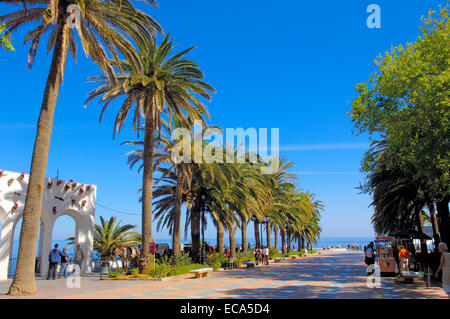 Balcon de Europa, Balkon von Europa, Nerja, Costa del Sol, Provinz Malaga, Andalusien, Spanien, Europa Stockfoto