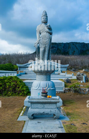 Zweiter Weltkrieg-Denkmal in Banzai Klippen, Saipan, Nördliche Marianen Stockfoto