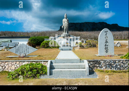 Zweiter Weltkrieg-Denkmal in Banzai Klippen, Saipan, Nördliche Marianen Stockfoto