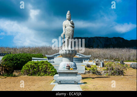 Zweiter Weltkrieg-Denkmal in Banzai Klippen, Saipan, Nördliche Marianen Stockfoto