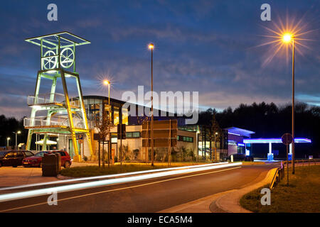 Autobahnraststätte Beverbach Raststätte an der A40, schränkt die Stadt Dortmund und Bochum, Ruhrgebiet Stockfoto