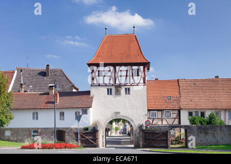 Obertor, Lauda, Baden-Württemberg, Deutschland Stockfoto