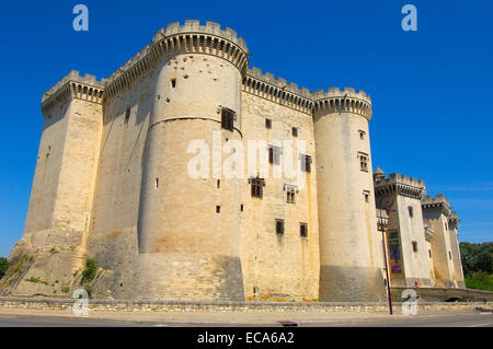 König René Burg Tarascon, Bouches-du-Rhône, Provence, Frankreich, Europa Stockfoto