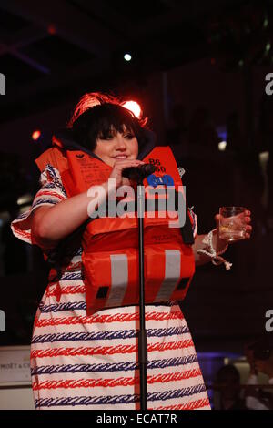 20. Jubiläum der deutschen Zeitschrift Gala auf MS Europa 2 Kreuzfahrtschiff.  Mitwirkende: Beth Ditto wo: Hamburg, Deutschland bei: 6. Juni 2014 Stockfoto