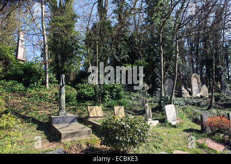 Vereinigtes Königreich North London Highgate Cemetery in Ost Stockfoto