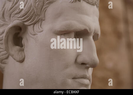 Marcus Vipsanius Agrippa (64/63 BC-12 BC) römischer Staatsmann, general und Architekt. Kopie des Putzes. Stockfoto