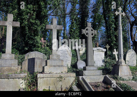 Vereinigtes Königreich North London Highgate Cemetery in Ost Stockfoto