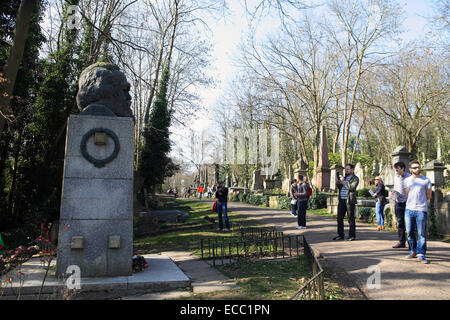 Vereinigtes Königreich North London Highgate Cemetery in Ost Stockfoto