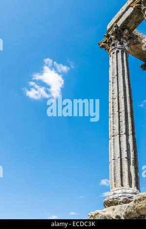 Römische Tempel in Évora, Portugal, wurde von der Unesco zum Weltkulturerbe deklariert Stockfoto