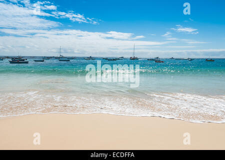 Strand von Santa Maria in Sal Kapverden - Cabo Verde Stockfoto