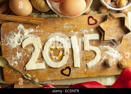 2015 Backen Hintergrund Stockfoto