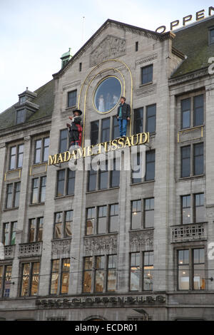 Madame Tussauds Wax Museum in Amsterdam Stockfoto