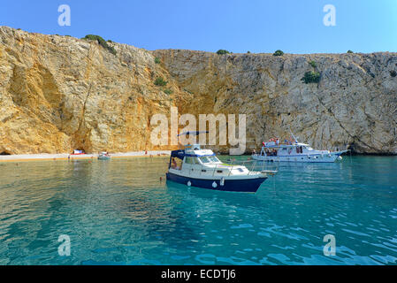 Golden Beach in Insel Krk, Kroatien Stockfoto