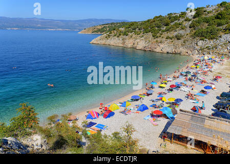 Potovosce Strand in Insel Krk, Kroatien Stockfoto