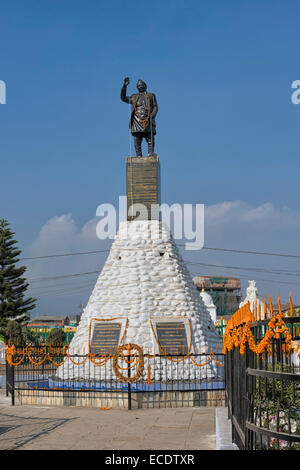 Ganesh Mann Singh Statue in Kathmandu, Nepal Stockfoto