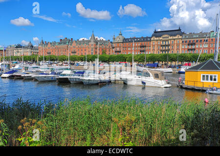 Morgen in Stockholm, Schweden Stockfoto