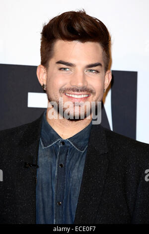 Berlin, Deutschland. 11. Dezember 2014. Amerikanischer Sänger Adam Lambert bei einem Fototermin und Pressekonferenz für die anstehende Tour "Königin und Adam Lambert 2015" im Hotel Ritz Carlton in Berlin, Deutschland. Am 11. Dezember 2014. / Allianz Credit Bild: Dpa picture-Alliance/Alamy Live News Stockfoto