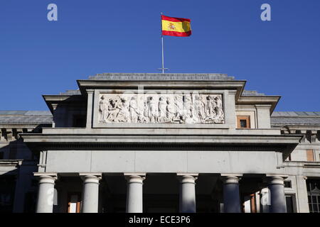 Fassade, Museo nationale del Prado, Madrid, Spanien Stockfoto