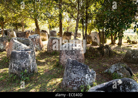 Plain of Jars, Seite 3, Phonsavanh, Ban Hai, Xiangkhouang, Laos Stockfoto