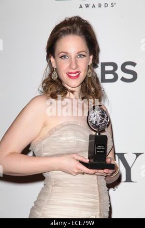 Die 68. Annual Tony Awards - Zimmer mit drücken: Jessie Mueller Where: New York City, New York, Vereinigte Staaten, wann: 8. Juni 2014 Stockfoto