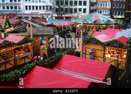 Traditioneller Weihnachtsmarkt, Aachen Deutschland Stockfoto