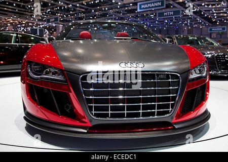 Genf - März 8: Der Audi TT Quattro auf dem Display auf der 81. International Motor Show Palexpo-Genf am 8. März; 2011 in Genf Stockfoto