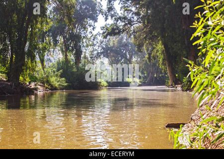 Schönes Foto von der Park Yarkon River in Tel Aviv Stockfoto