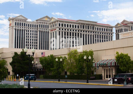 Las Vegas, USA - 11. Juli 2011: Detail des Caesars Palace in Las Vegas. Caesars Palace ist ein luxuriöses Hotel und Casino mit 3 Stockfoto