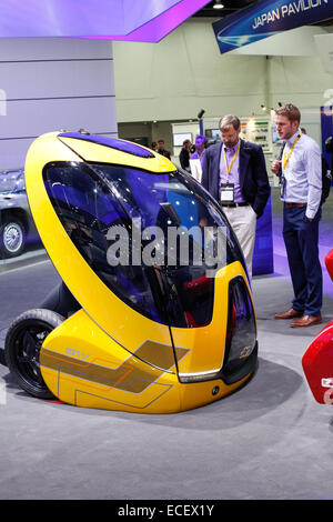 Detroit, Michigan - The Chevrolet EN-V Concept Elektrofahrzeug auf dem Display auf die intelligente Transport Systeme World Congress. Stockfoto