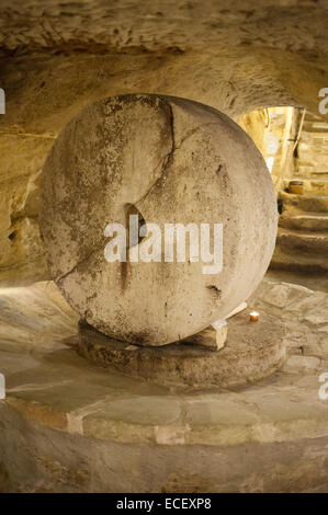 Alte Mühle in Gallipoli in Salento, Italien u Stockfoto